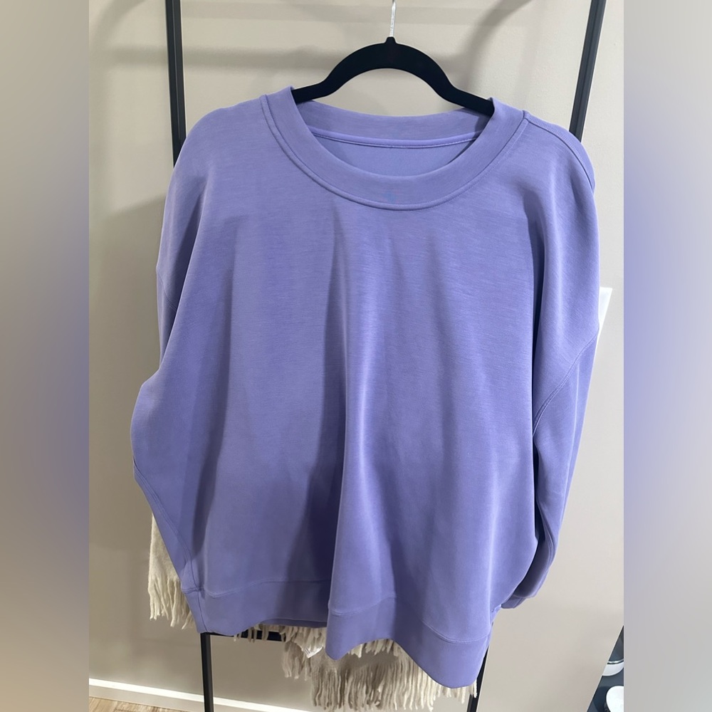 Lululemon Softstream pullover in Dark Lavender Size 12